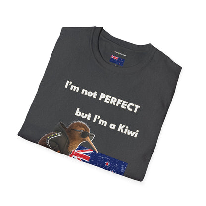 Funny Kiwi T-Shirt, Unisex Graphic Tee, New Zealand Pride Shirt, Gift for Kiwi Lovers, Casual Wear