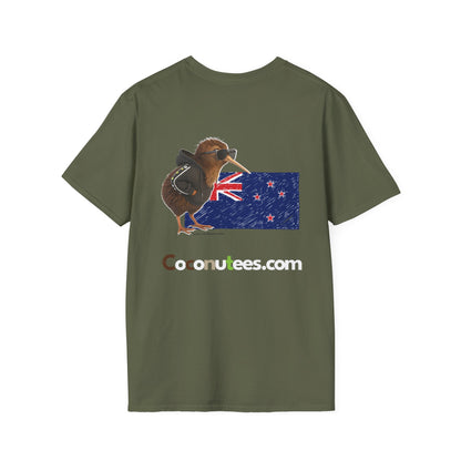 Funny Kiwi T-Shirt, Unisex Graphic Tee, New Zealand Pride Shirt, Gift for Kiwi Lovers, Casual Wear