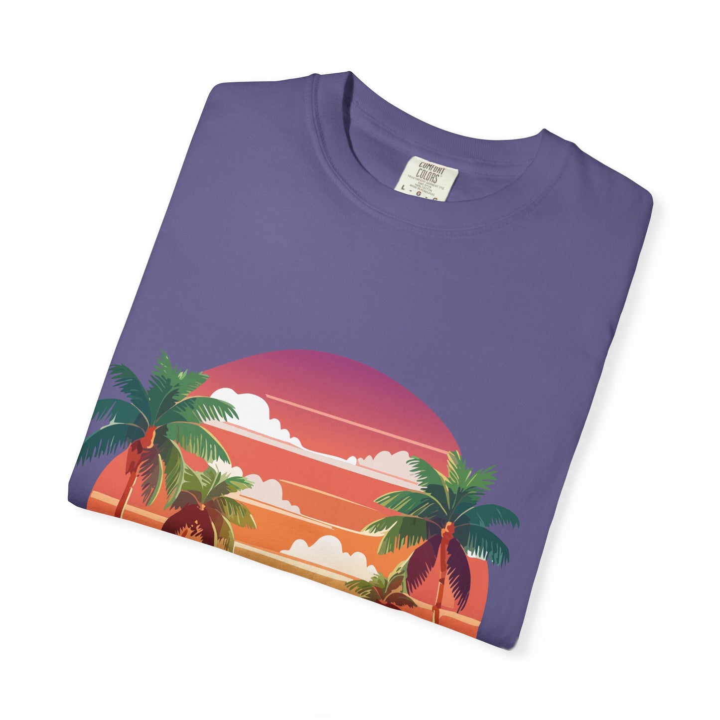 Tropical Vibe T-shirt, Beachwear, Unisex Casual Tee, Summer Shirt, Travel Apparel, Gift for Friends