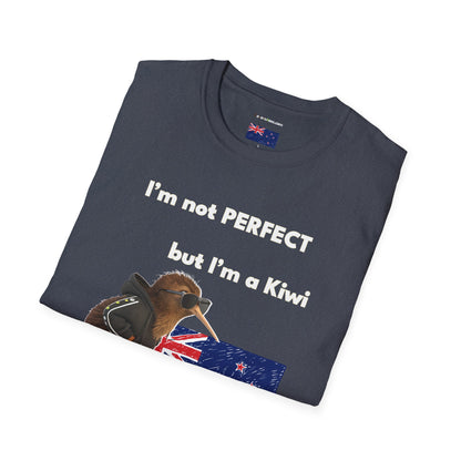 Funny Kiwi T-Shirt, Unisex Graphic Tee, New Zealand Pride Shirt, Gift for Kiwi Lovers, Casual Wear