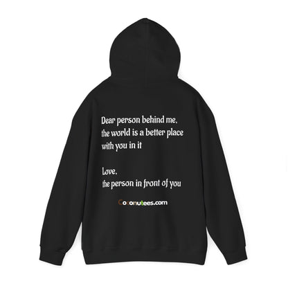 To the person behind me, positive Unisex Hoodie