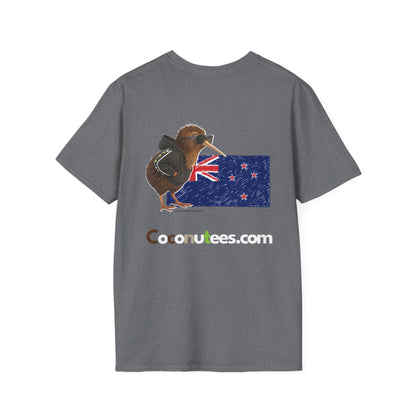 Funny Kiwi T-Shirt, Unisex Graphic Tee, New Zealand Pride Shirt, Gift for Kiwi Lovers, Casual Wear