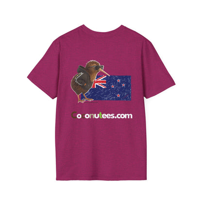 Funny Kiwi T-Shirt, Unisex Graphic Tee, New Zealand Pride Shirt, Gift for Kiwi Lovers, Casual Wear