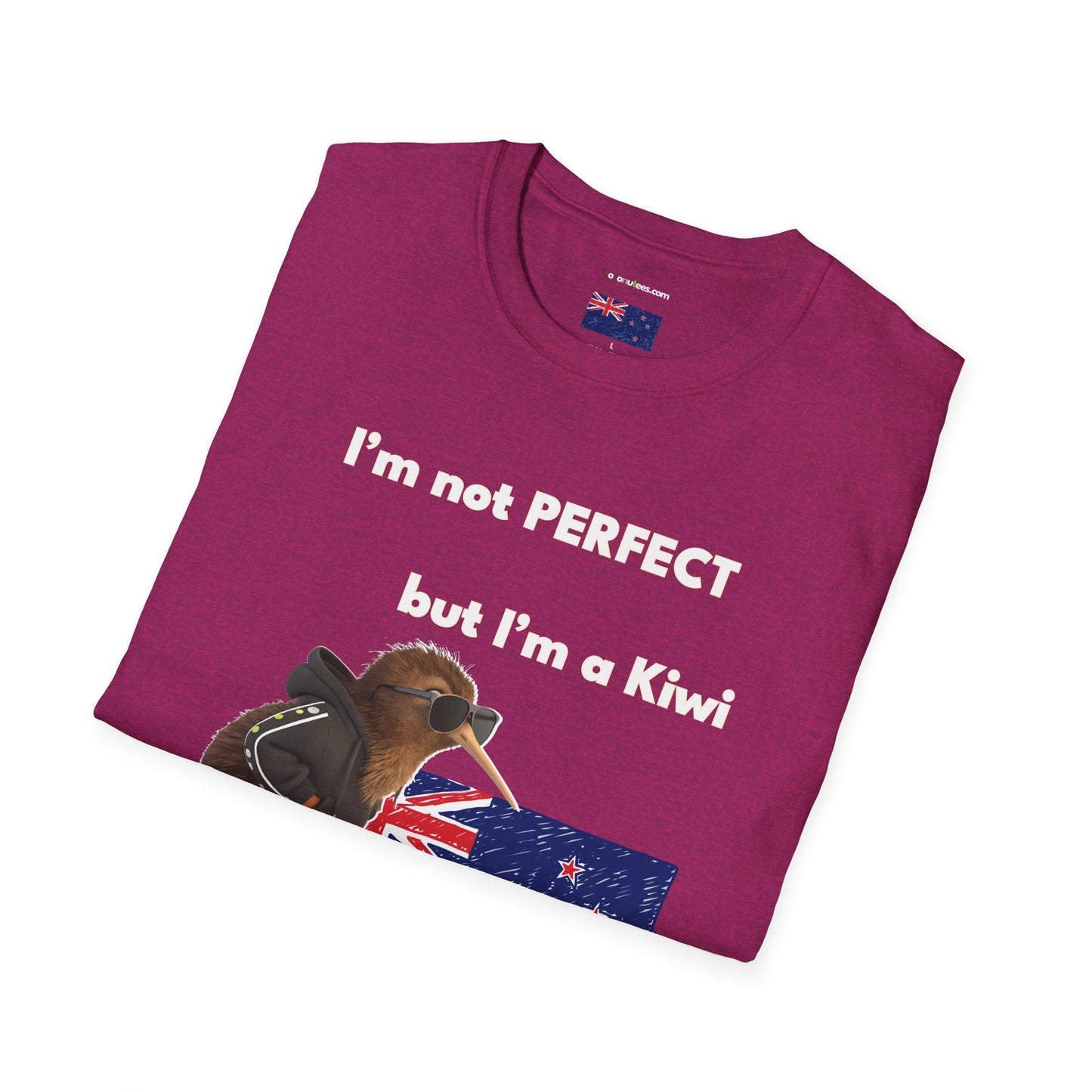 Funny Kiwi T-Shirt, Unisex Graphic Tee, New Zealand Pride Shirt, Gift for Kiwi Lovers, Casual Wear