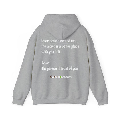 To the person behind me, positive Unisex Hoodie