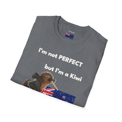 Funny Kiwi T-Shirt, Unisex Graphic Tee, New Zealand Pride Shirt, Gift for Kiwi Lovers, Casual Wear