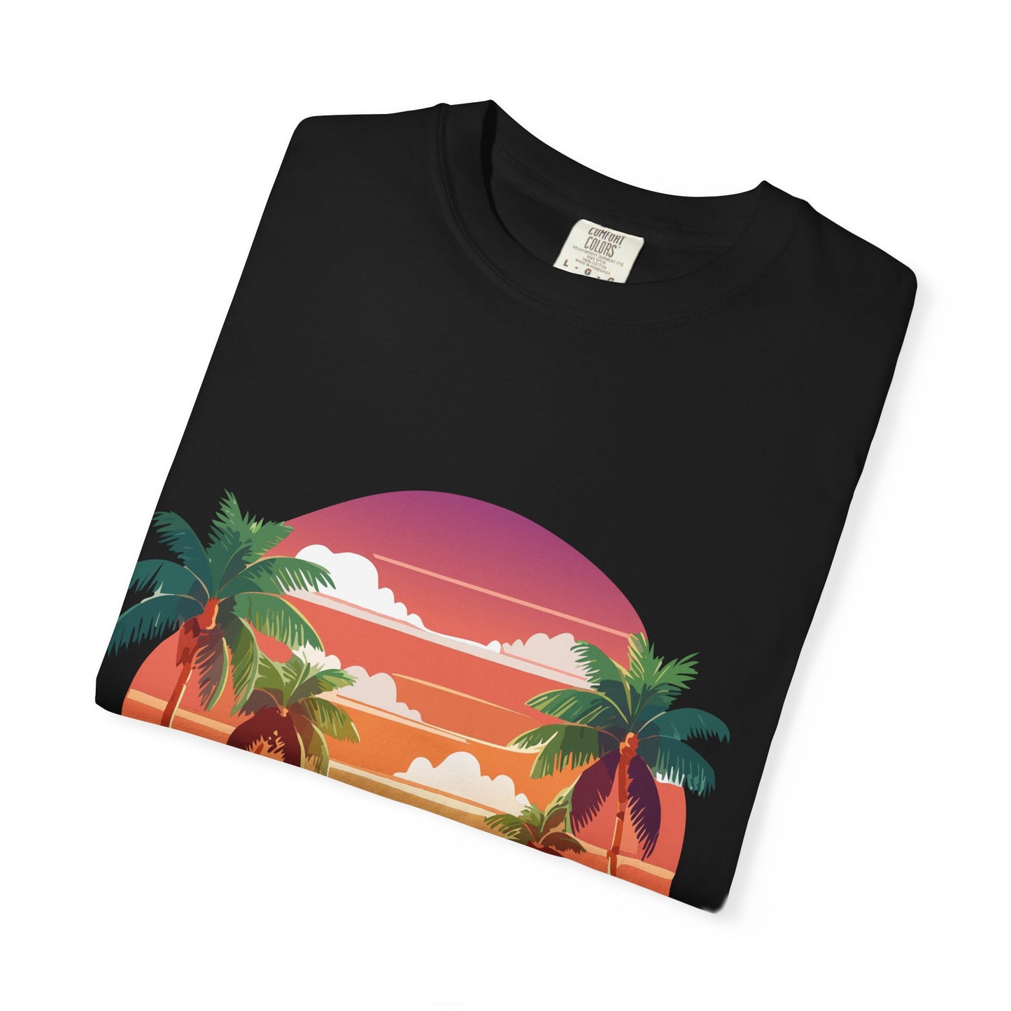 Tropical Vibe T-shirt, Beachwear, Unisex Casual Tee, Summer Shirt, Travel Apparel, Gift for Friends