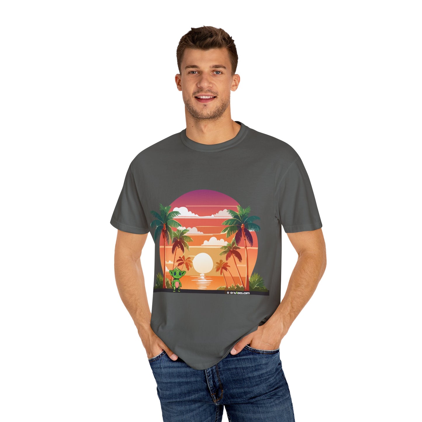 Tropical Vibe T-shirt, Beachwear, Unisex Casual Tee, Summer Shirt, Travel Apparel, Gift for Friends