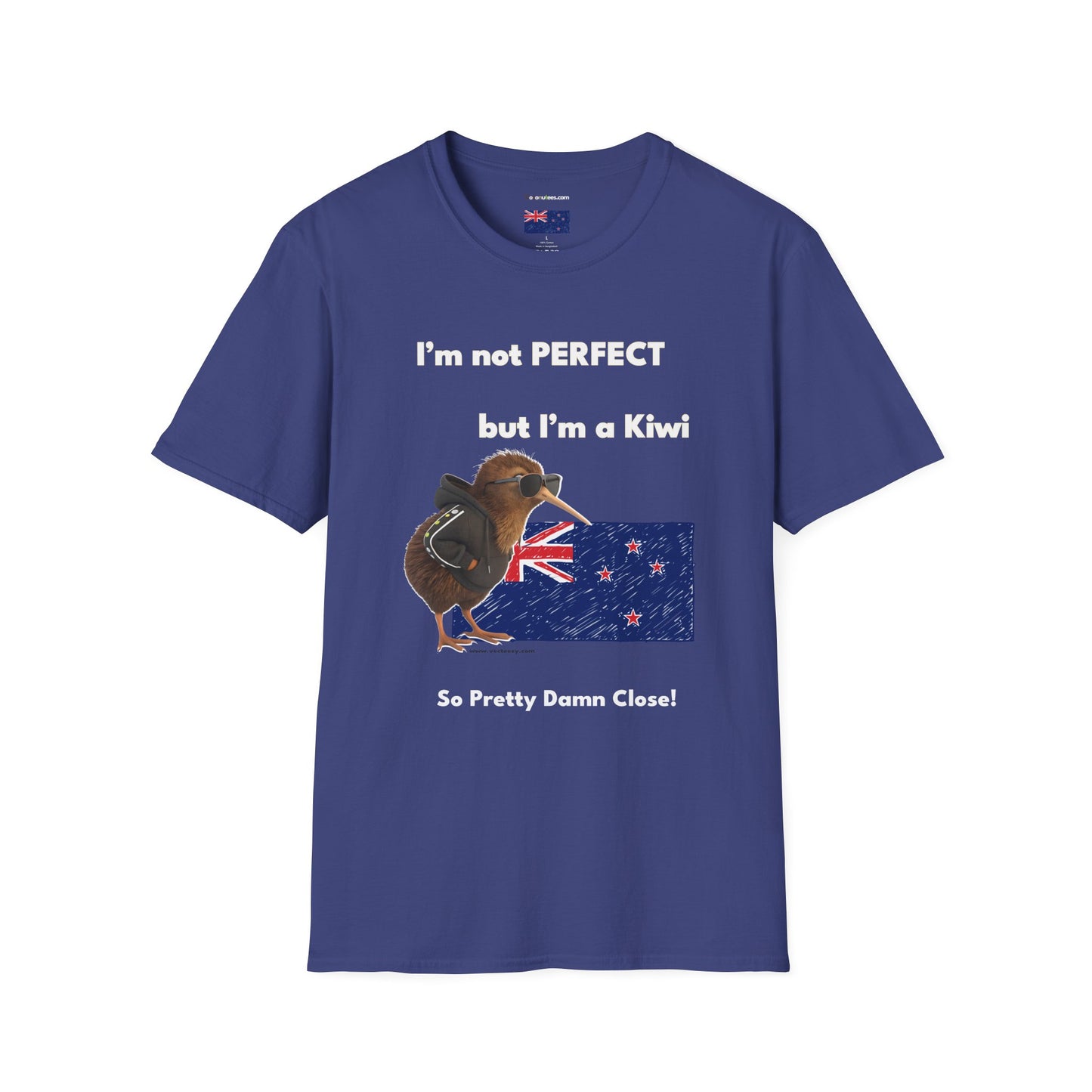Funny Kiwi T-Shirt, Unisex Graphic Tee, New Zealand Pride Shirt, Gift for Kiwi Lovers, Casual Wear