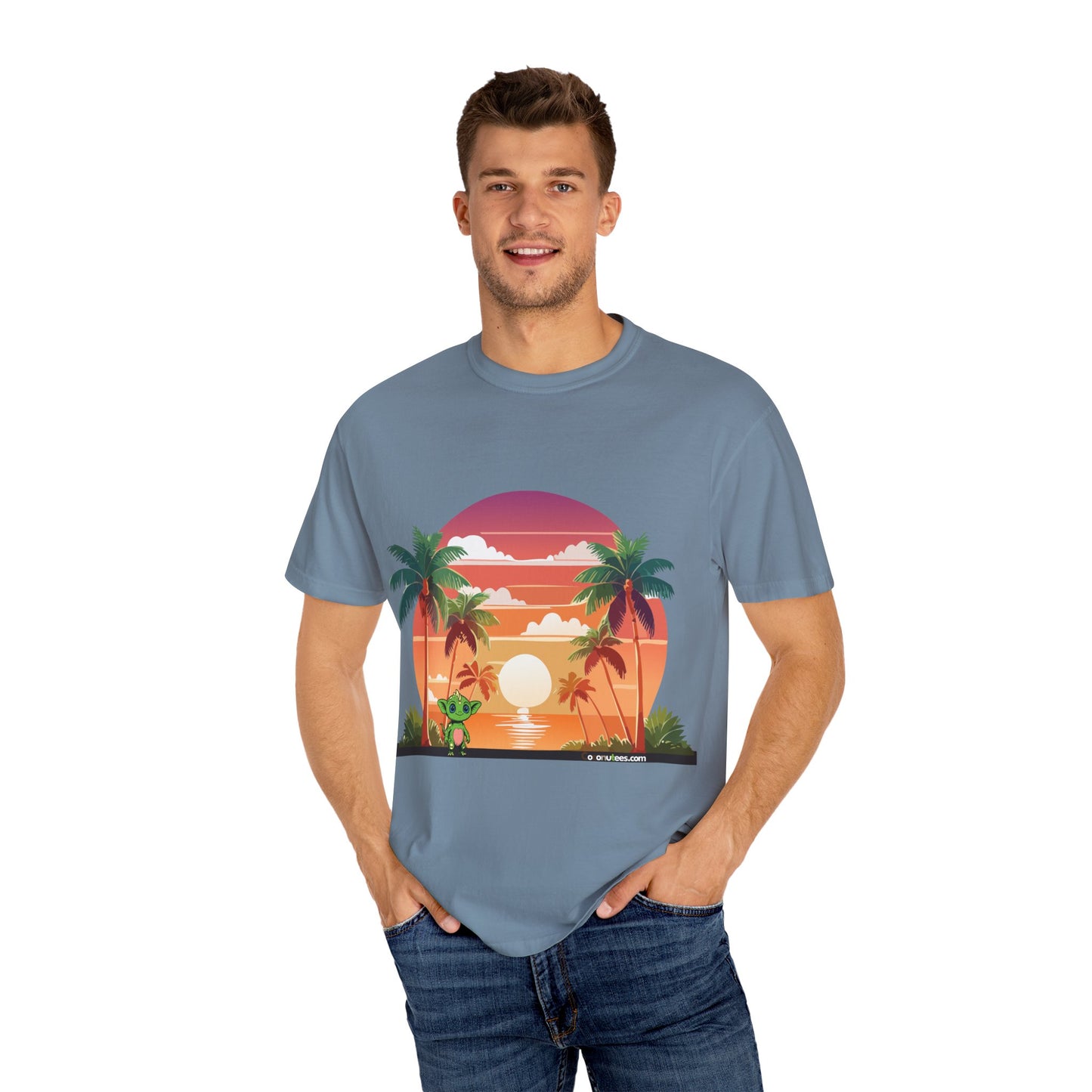 Tropical Vibe T-shirt, Beachwear, Unisex Casual Tee, Summer Shirt, Travel Apparel, Gift for Friends
