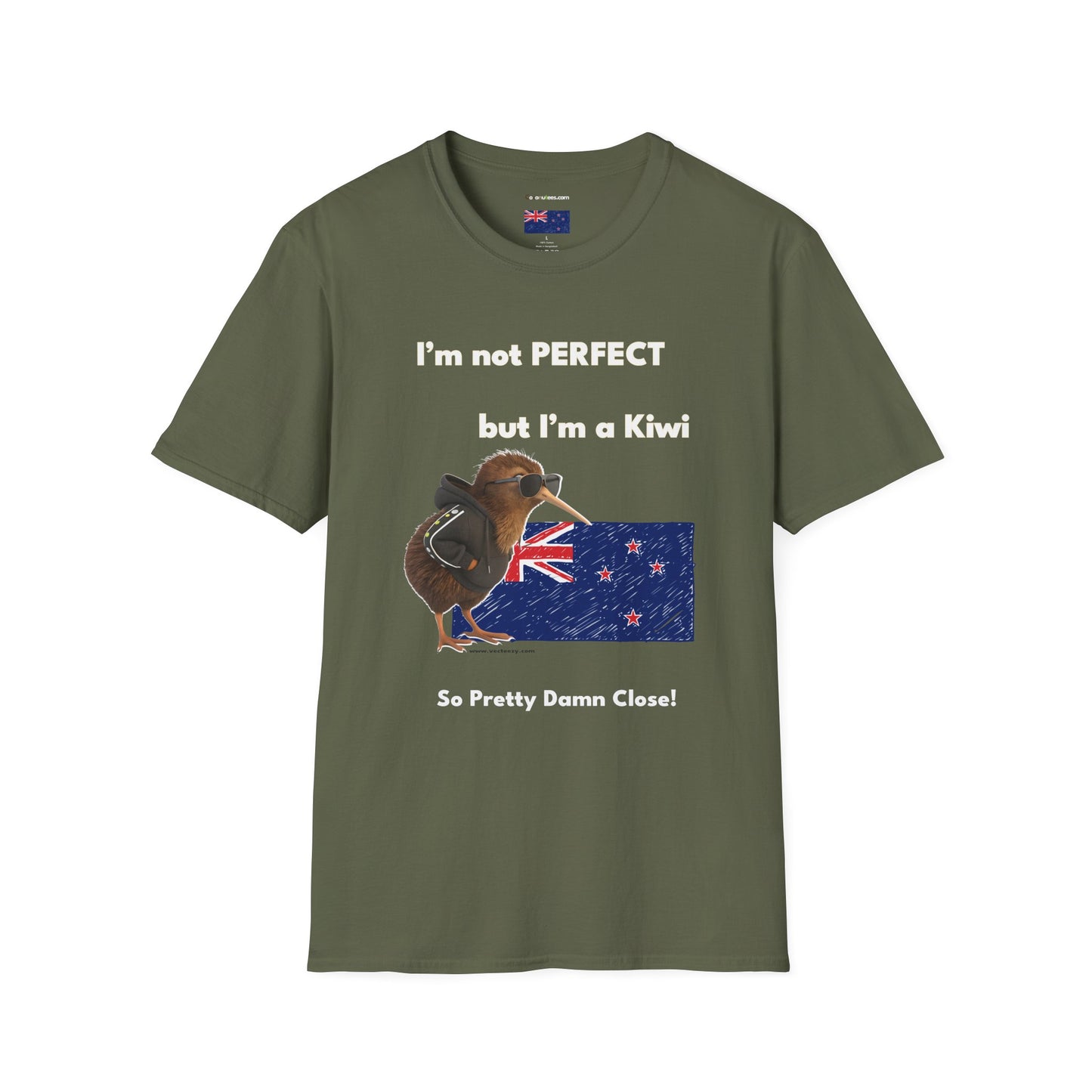 Funny Kiwi T-Shirt, Unisex Graphic Tee, New Zealand Pride Shirt, Gift for Kiwi Lovers, Casual Wear