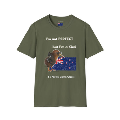 Funny Kiwi T-Shirt, Unisex Graphic Tee, New Zealand Pride Shirt, Gift for Kiwi Lovers, Casual Wear