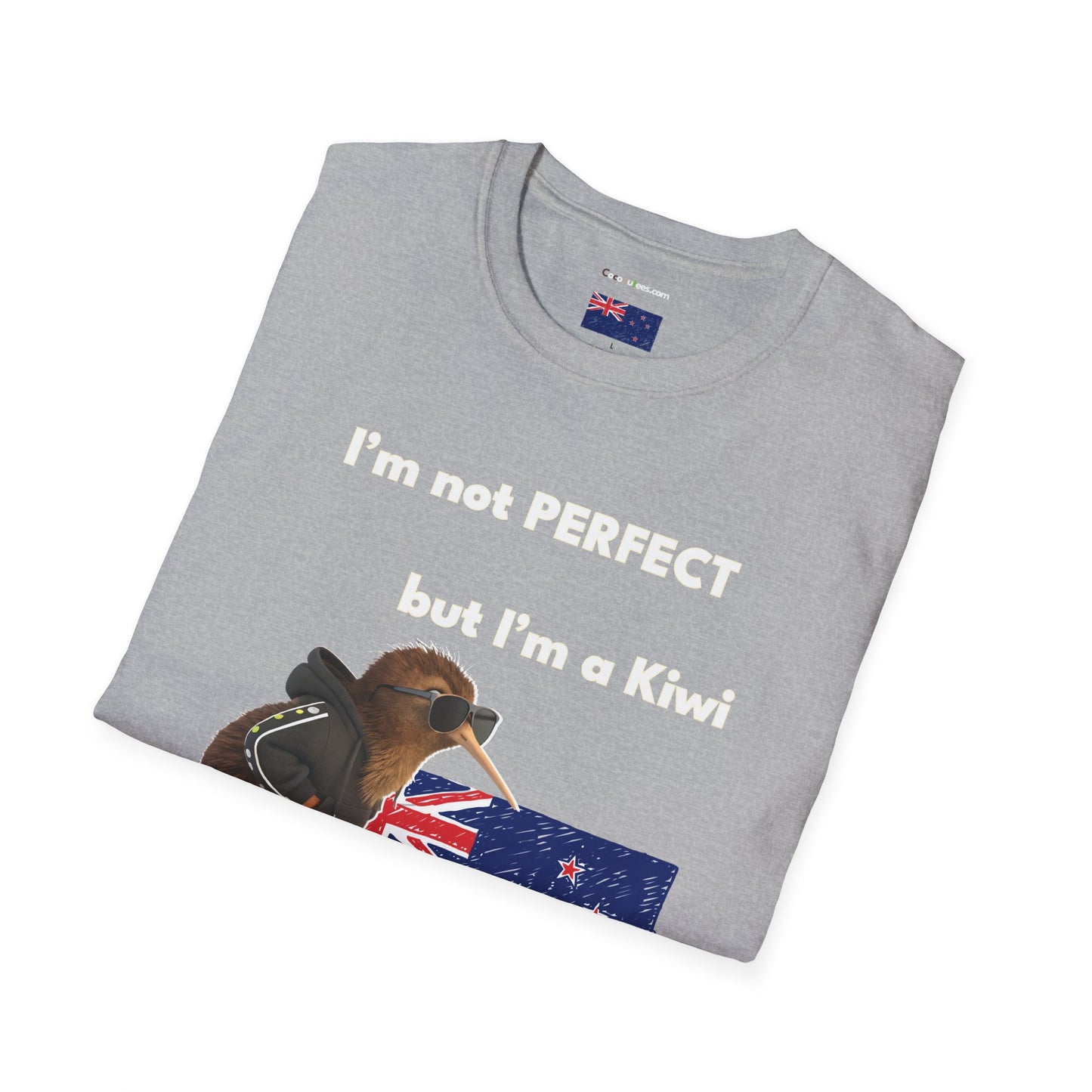 Funny Kiwi T-Shirt, Unisex Graphic Tee, New Zealand Pride Shirt, Gift for Kiwi Lovers, Casual Wear