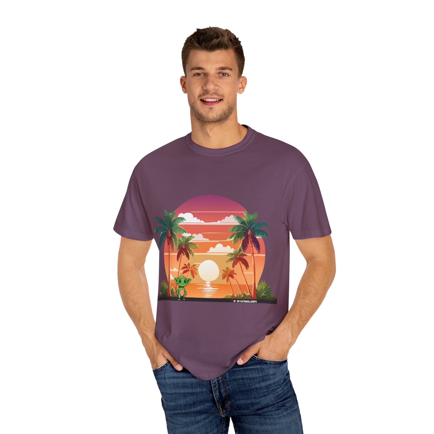 Tropical Vibe T-shirt, Beachwear, Unisex Casual Tee, Summer Shirt, Travel Apparel, Gift for Friends