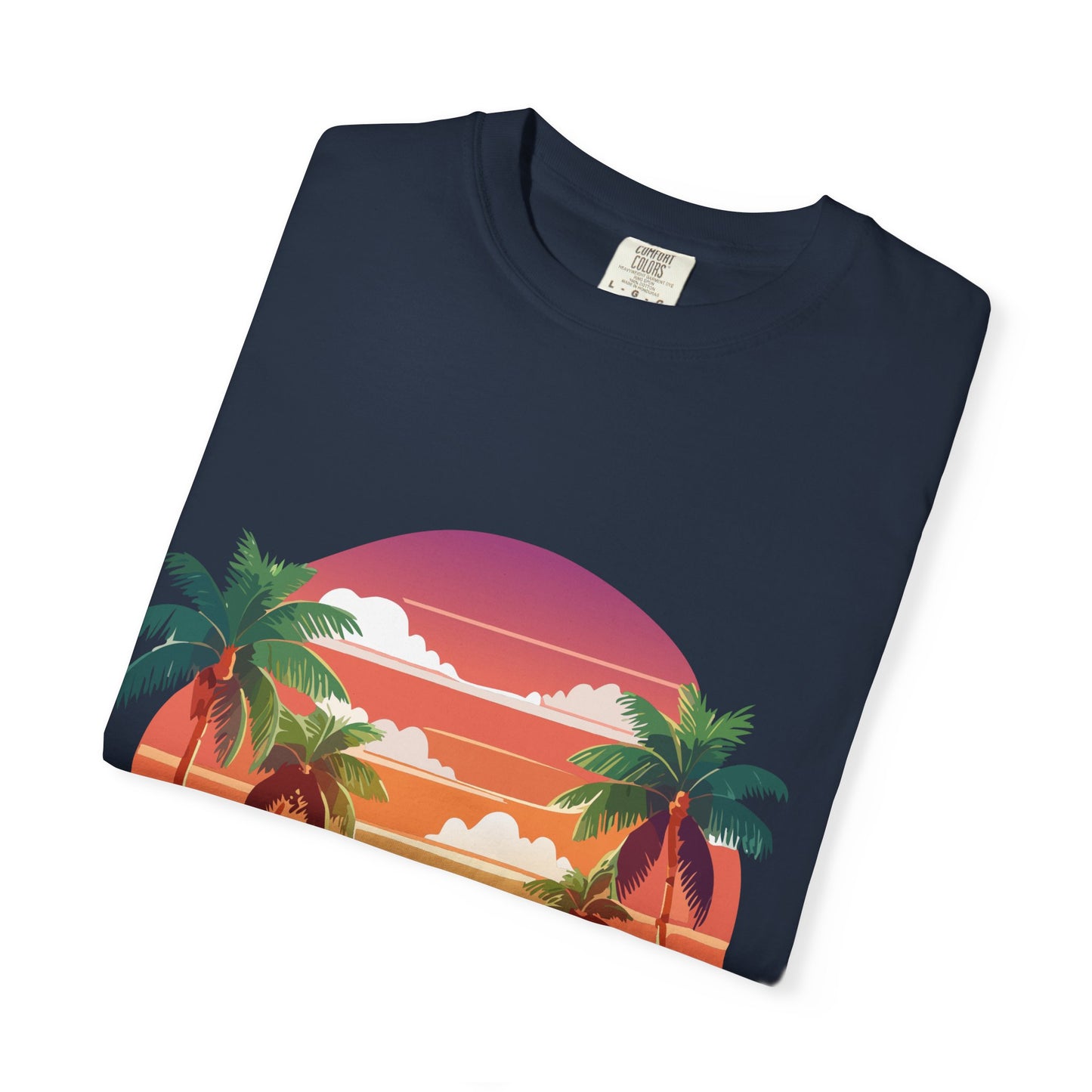 Tropical Vibe T-shirt, Beachwear, Unisex Casual Tee, Summer Shirt, Travel Apparel, Gift for Friends