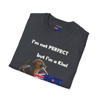 Funny Kiwi T-Shirt, Unisex Graphic Tee, New Zealand Pride Shirt, Gift for Kiwi Lovers, Casual Wear