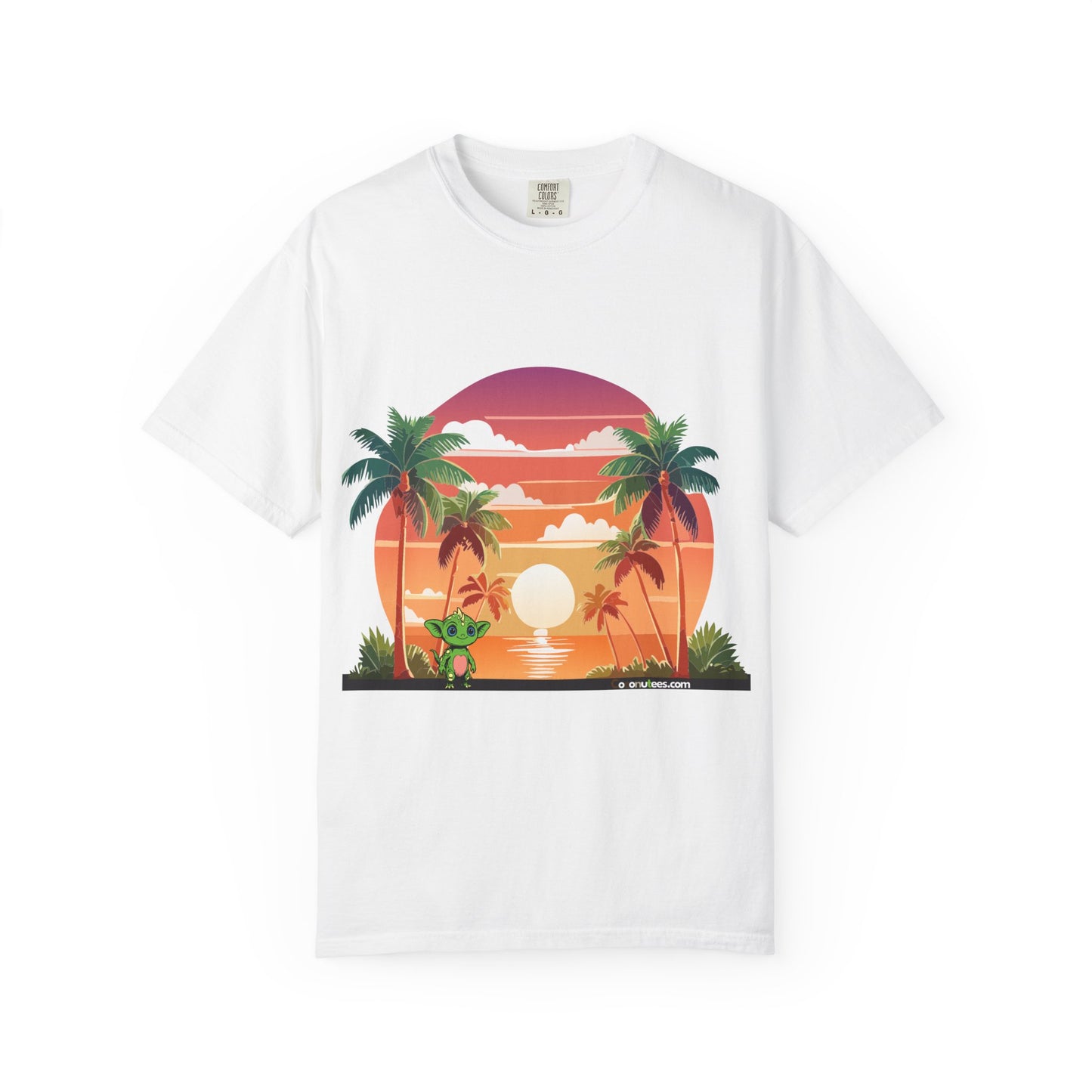 Tropical Vibe T-shirt, Beachwear, Unisex Casual Tee, Summer Shirt, Travel Apparel, Gift for Friends