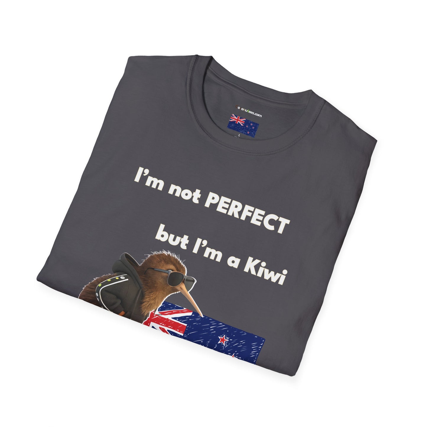 Funny Kiwi T-Shirt, Unisex Graphic Tee, New Zealand Pride Shirt, Gift for Kiwi Lovers, Casual Wear