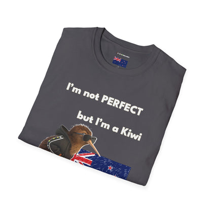 Funny Kiwi T-Shirt, Unisex Graphic Tee, New Zealand Pride Shirt, Gift for Kiwi Lovers, Casual Wear