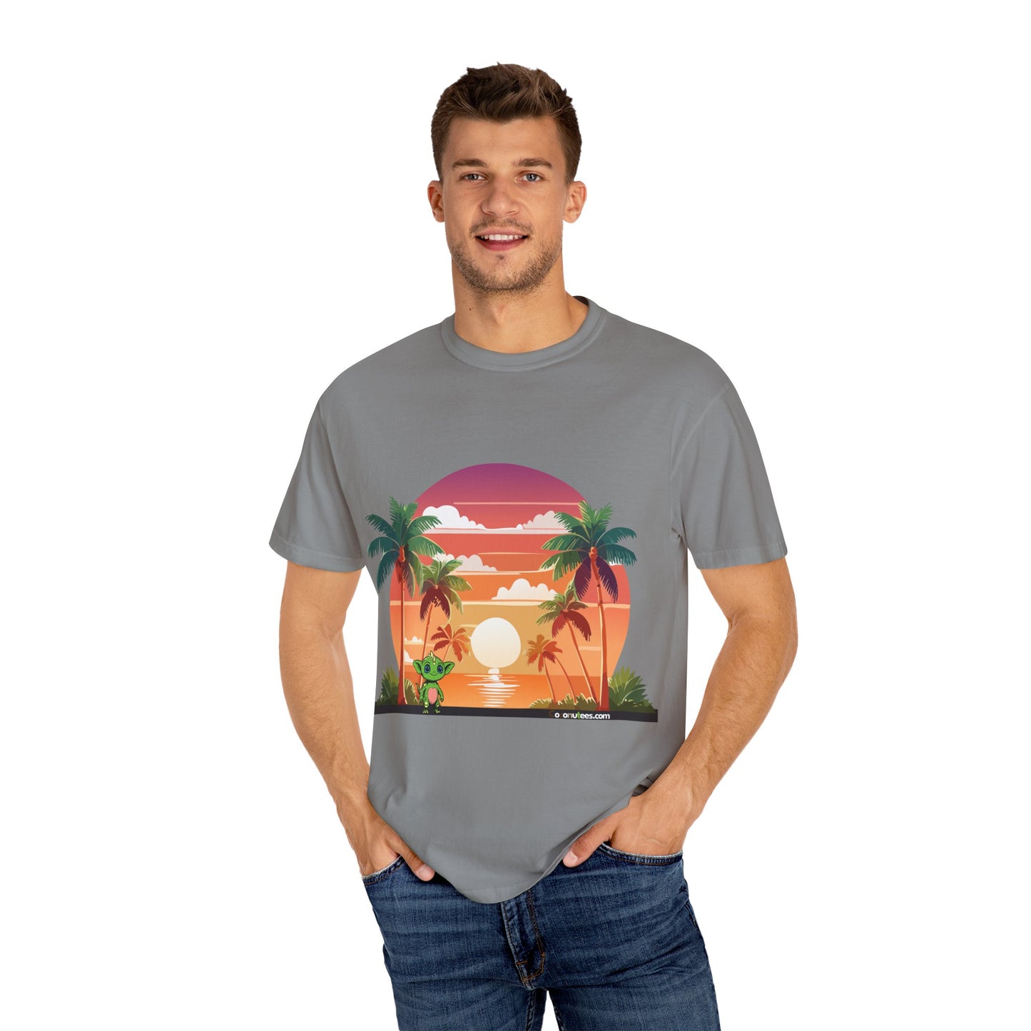 Tropical Vibe T-shirt, Beachwear, Unisex Casual Tee, Summer Shirt, Travel Apparel, Gift for Friends