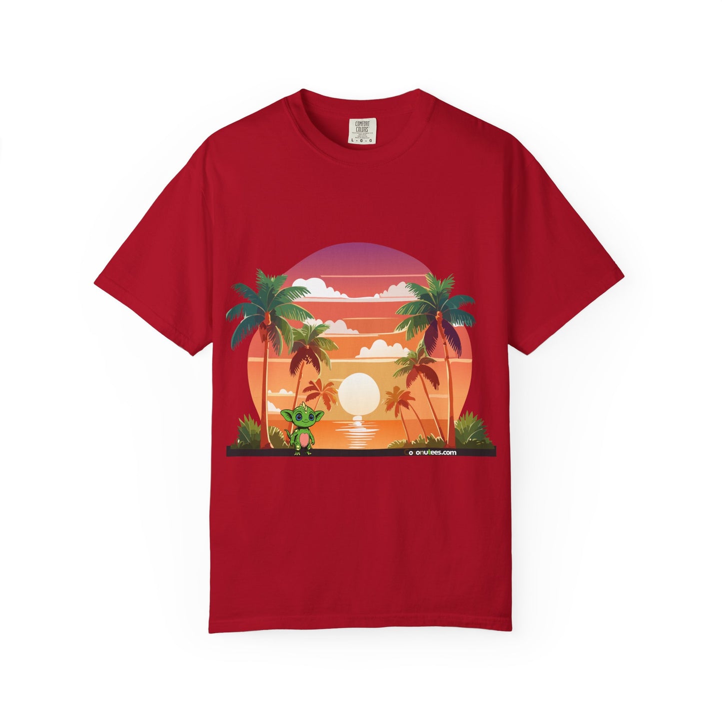 Tropical Vibe T-shirt, Beachwear, Unisex Casual Tee, Summer Shirt, Travel Apparel, Gift for Friends