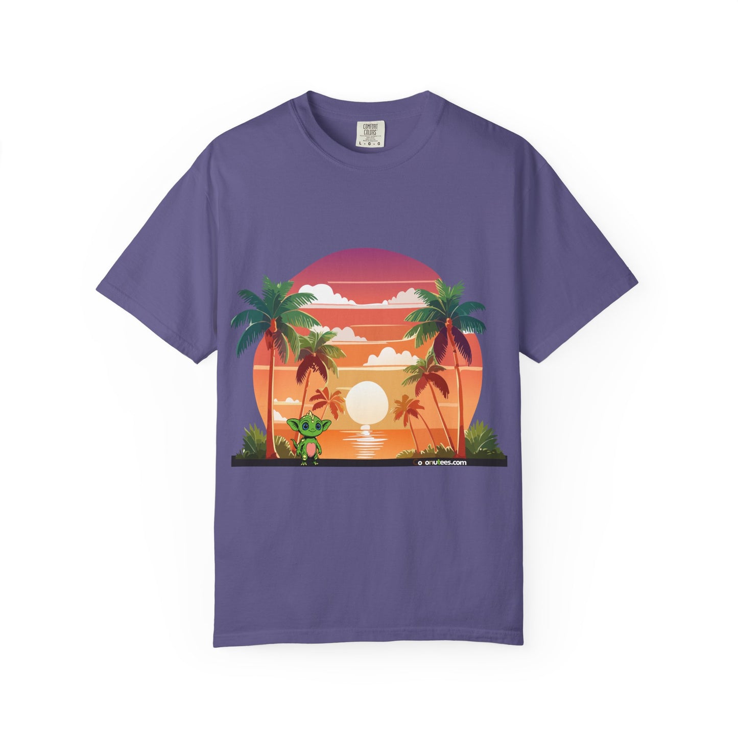 Tropical Vibe T-shirt, Beachwear, Unisex Casual Tee, Summer Shirt, Travel Apparel, Gift for Friends