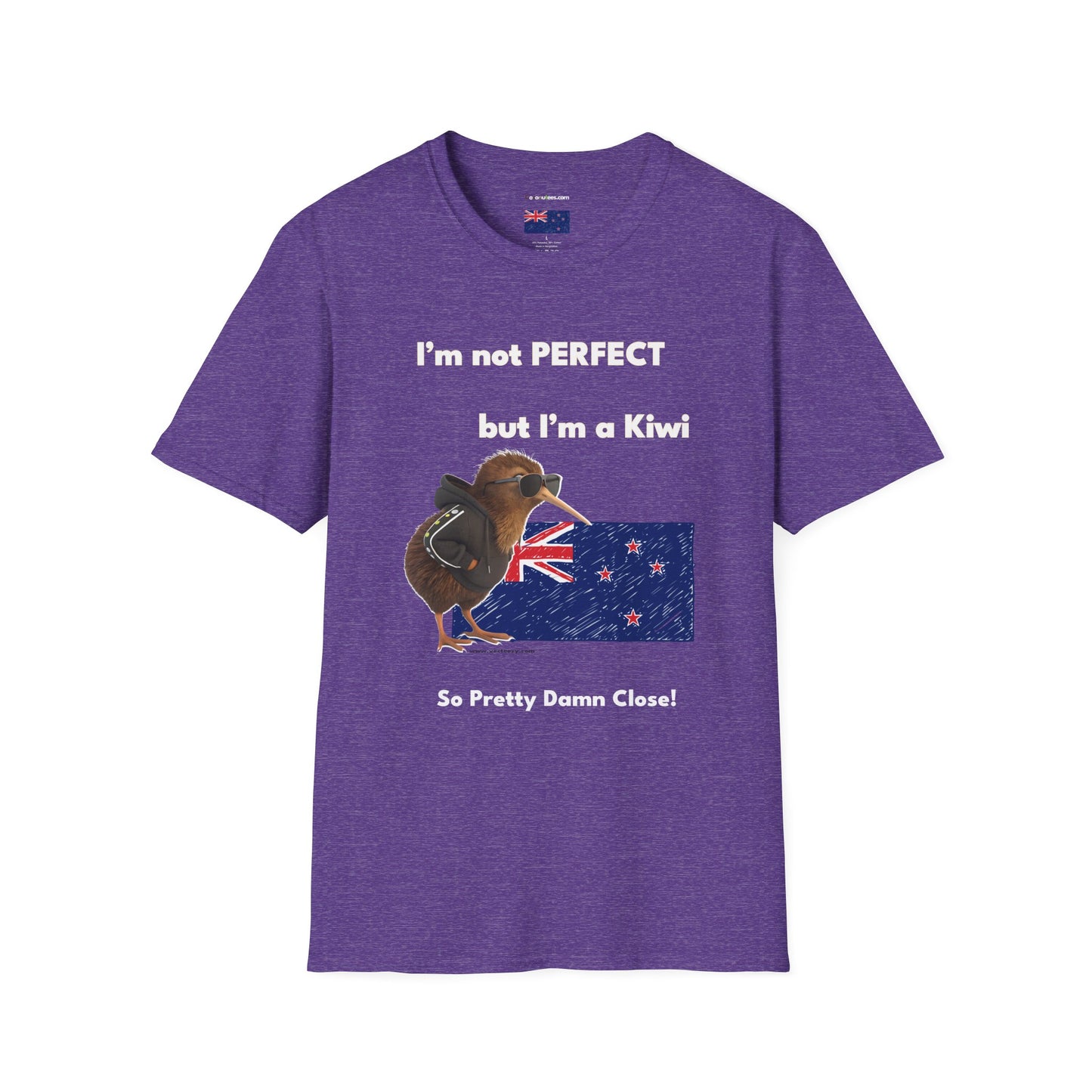 Funny Kiwi T-Shirt, Unisex Graphic Tee, New Zealand Pride Shirt, Gift for Kiwi Lovers, Casual Wear