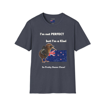 Funny Kiwi T-Shirt, Unisex Graphic Tee, New Zealand Pride Shirt, Gift for Kiwi Lovers, Casual Wear