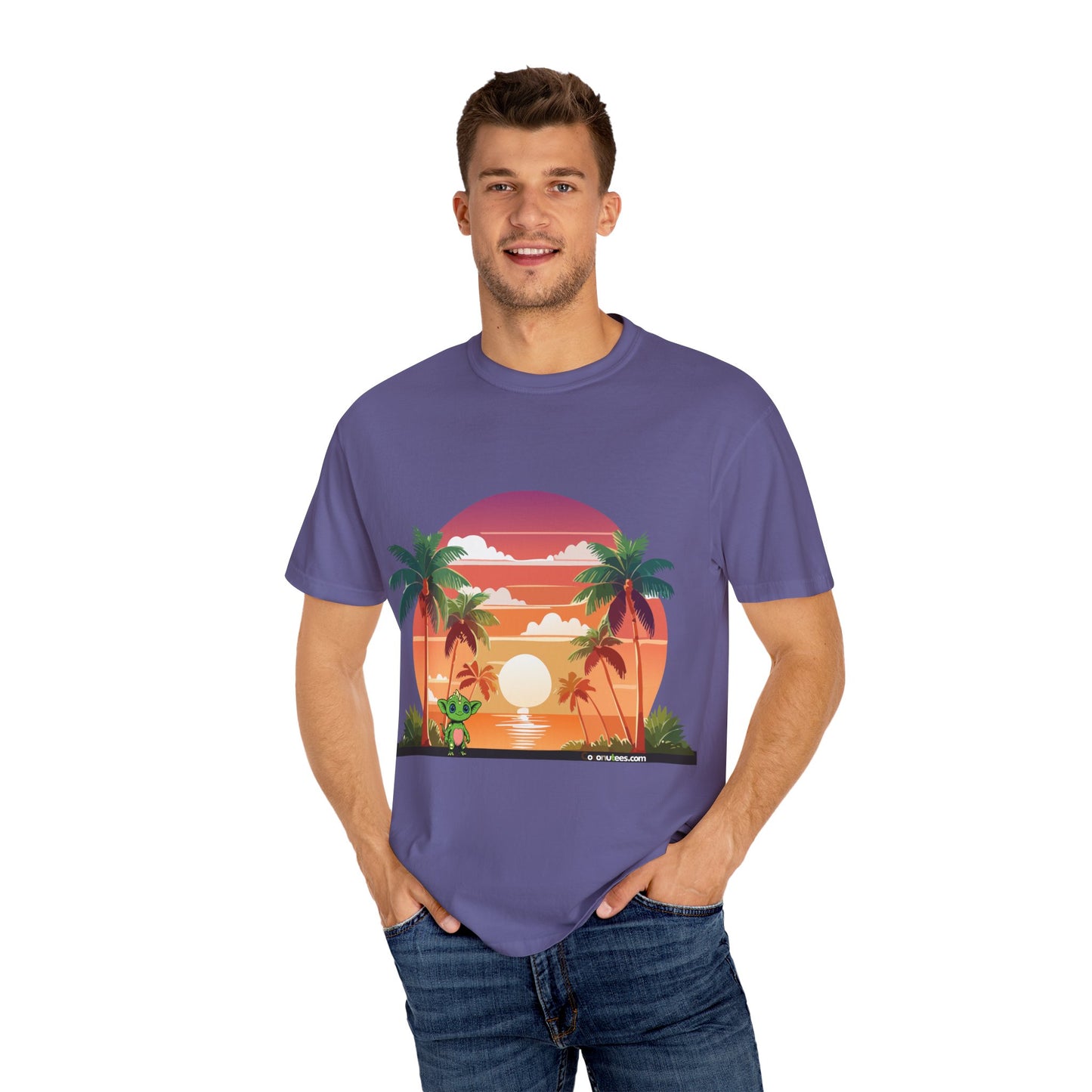 Tropical Vibe T-shirt, Beachwear, Unisex Casual Tee, Summer Shirt, Travel Apparel, Gift for Friends