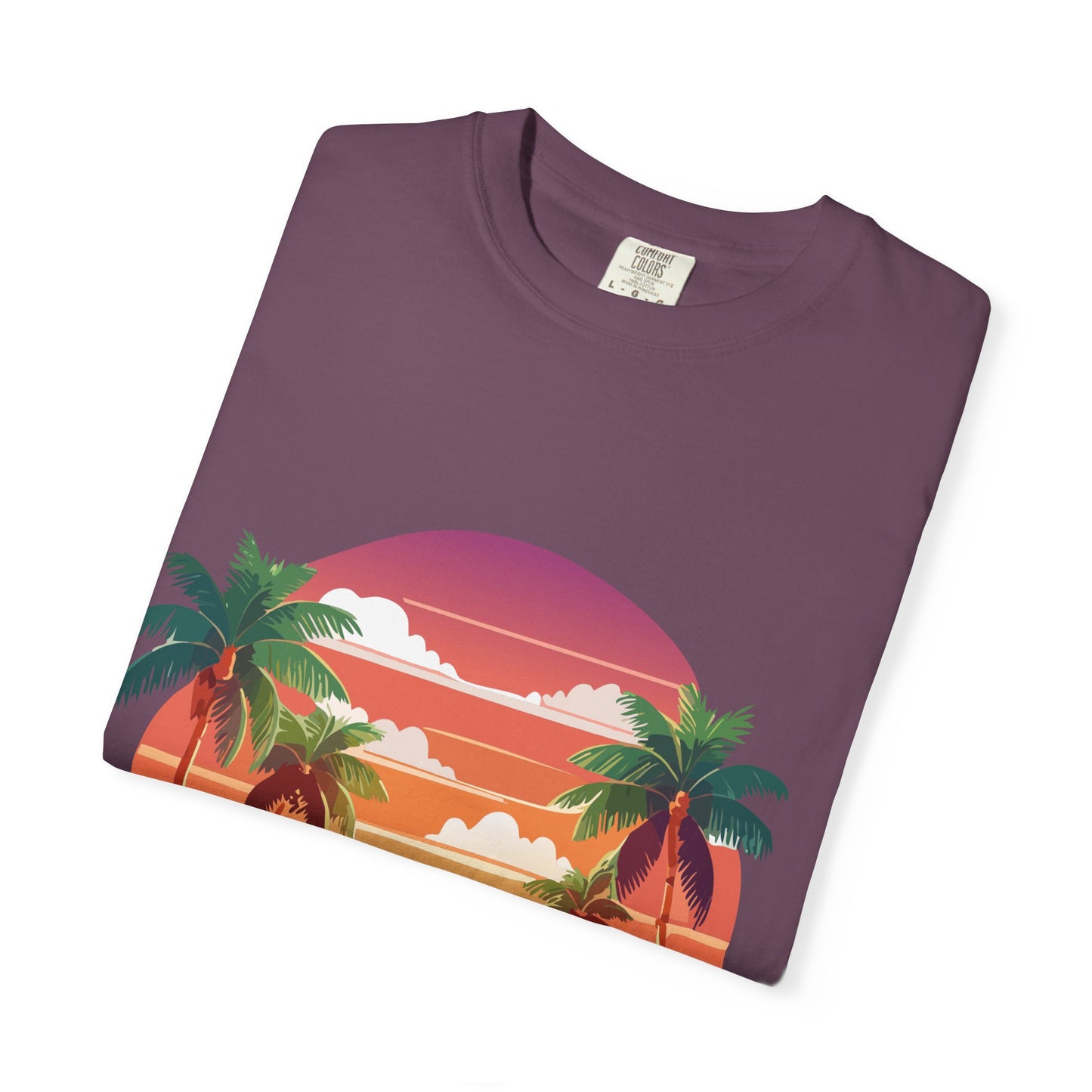 Tropical Vibe T-shirt, Beachwear, Unisex Casual Tee, Summer Shirt, Travel Apparel, Gift for Friends