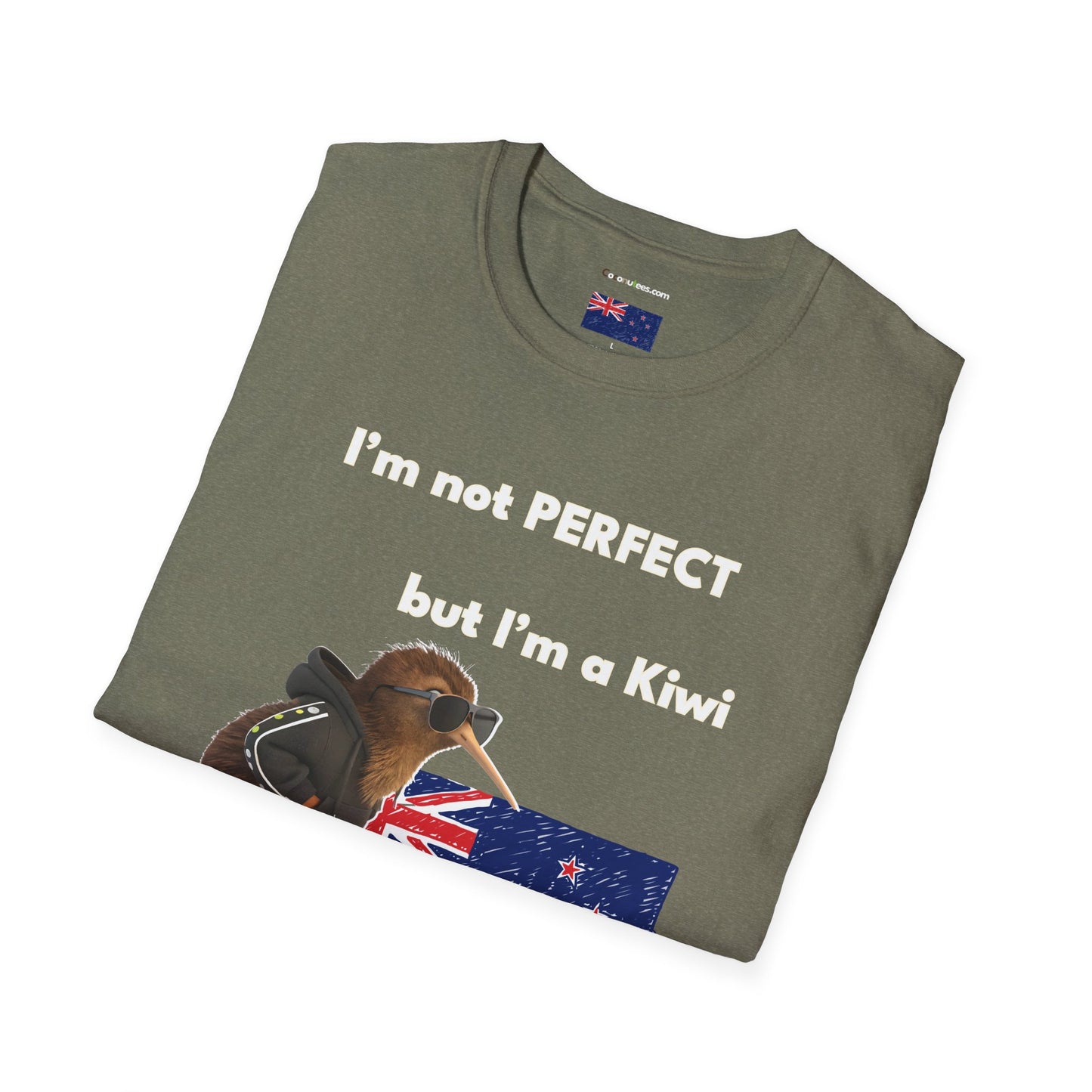 Funny Kiwi T-Shirt, Unisex Graphic Tee, New Zealand Pride Shirt, Gift for Kiwi Lovers, Casual Wear