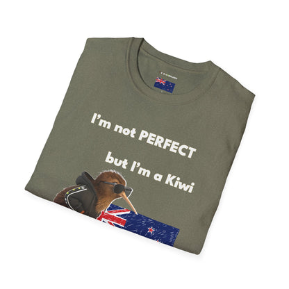Funny Kiwi T-Shirt, Unisex Graphic Tee, New Zealand Pride Shirt, Gift for Kiwi Lovers, Casual Wear