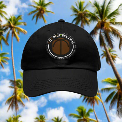 Stylish Dad Hat with Leather Patch, Casual Cap, Gift for Dads, Summer Accessory, Trendy Hat for Everyday Wear, Outdoor Fashion